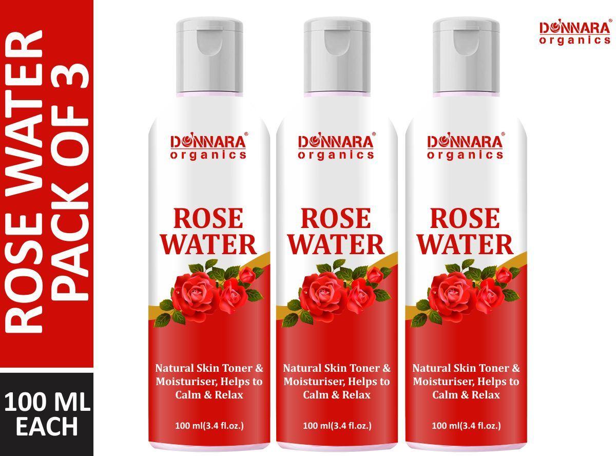 Donnara Organics Rose Water (Pack Of 3)